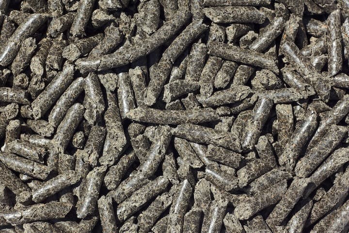 Sunflower husk pellets
